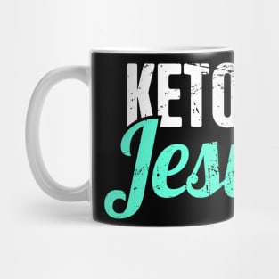 Keto & Jesus | Funny Ketosis Graphic Mug